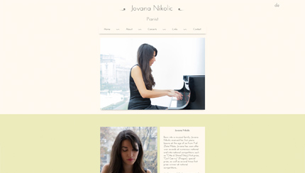 Portfolio website Jovana Nikolić