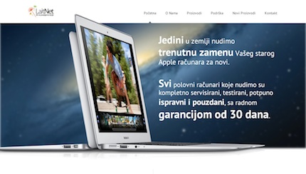 Idejno rešenje za Kupimac / Lajtnet