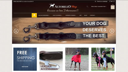 Web Shop Altobello Dobermann