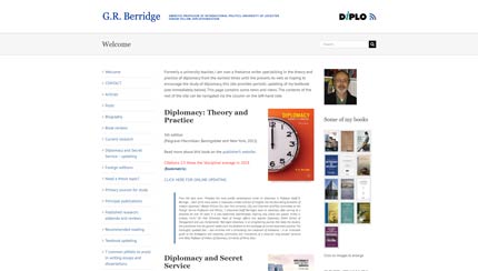Personal Website for Professor G.R. Berridge